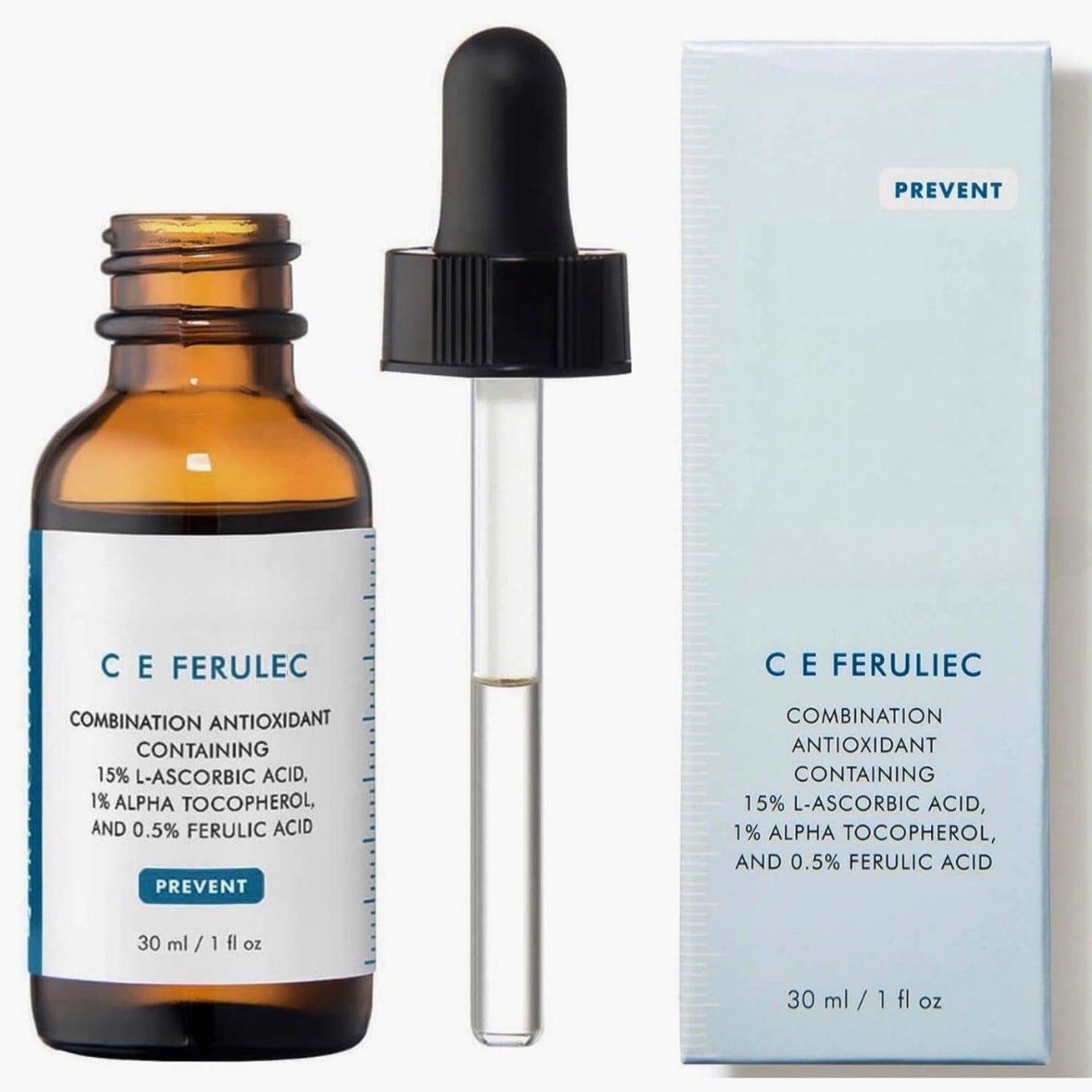 SkinCeuticals C E Ferulic Vitamin C Serum – 15% L-Ascorbic Acid Antioxidant Facial Serum