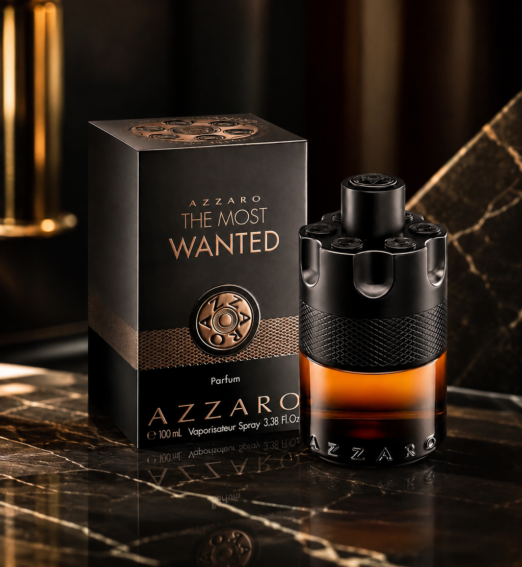 Azzaro The Most Wanted Parfum for Men, 3.3 oz / 100ml – Long-Lasting Men's Fragrance Spray