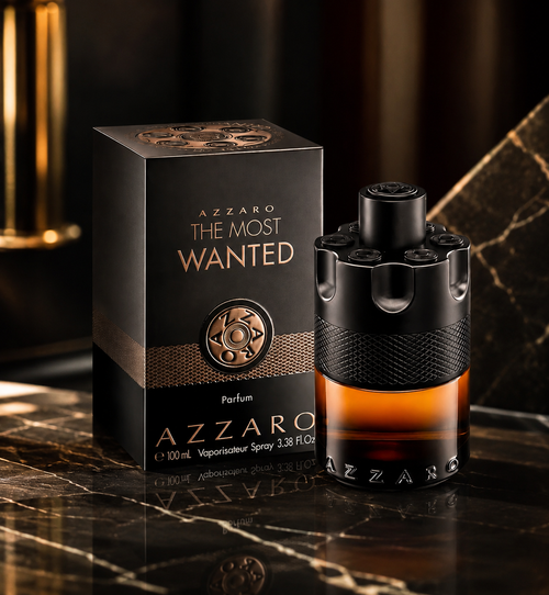 Azzaro The Most Wanted Parfum for Men, 3.3 oz / 100ml – Long-Lasting Men's Fragrance Spray