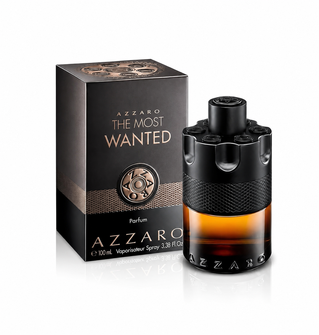 Azzaro The Most Wanted Parfum for Men, 3.3 oz / 100ml – Long-Lasting Men's Fragrance Spray